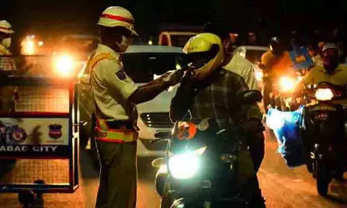 Cyberabad ट्रैफिक पुलिस ने नशे में गाड़ी चलाने के आरोप में 218 लोगों को पकड़ा