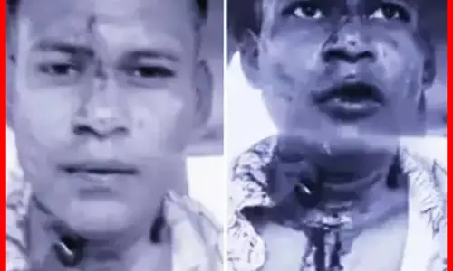 विंग कमांडर के साथ खुलेआम मारपीट, चेहरे पर खून दिख रहा