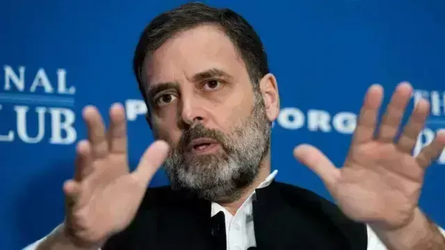 New Delhi: राहुल गांधी ने अमेरिका में EC पर उठाया सवाल, भाजपा ने कहा ‘‘देशद्रोही’’ New Delhi: राहुल गांधी ने अमेरिका में EC पर उठाया सवाल, भाजपा ने कहा ‘‘देशद्रोही’’
