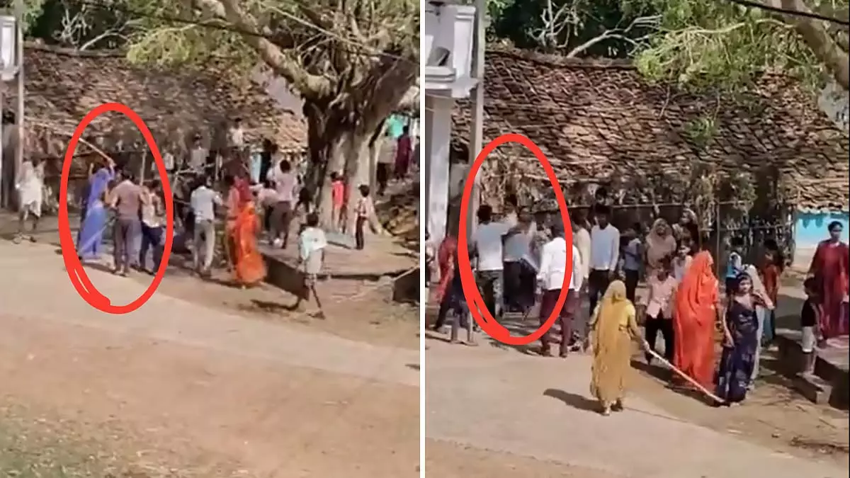 MP के दमोह में नल कनेक्शन को लेकर दो समूहों ने एक-दूसरे पर लाठियों से हमला किया MP के दमोह में नल कनेक्शन को लेकर दो समूहों ने एक-दूसरे पर लाठियों से हमला किया