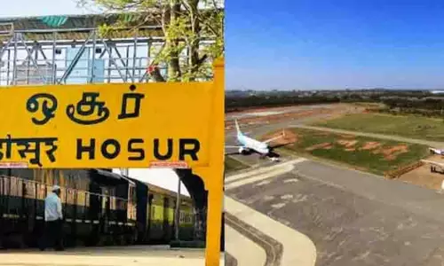 Hosur में अंतरराष्ट्रीय हवाई अड्डा परियोजना पर अंतिम व्यवहार्यता रिपोर्ट तमिलनाडु सरकार को सौंपी गई
