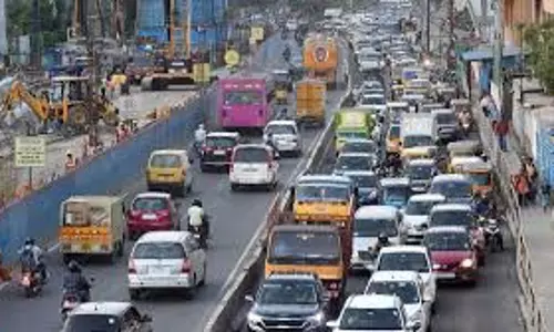चेन्नई मेट्रो के काम से ओएमआर पर यातायात की समस्या