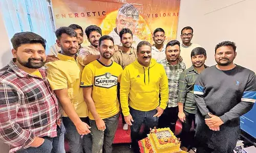 अटलांटा में चंद्रबाबू नायडू का जन्मदिन समारोह