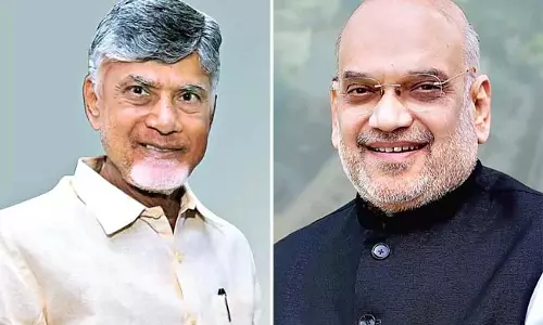 Andhra : चंद्रबाबू आज अमित शाह से मिलेंगे