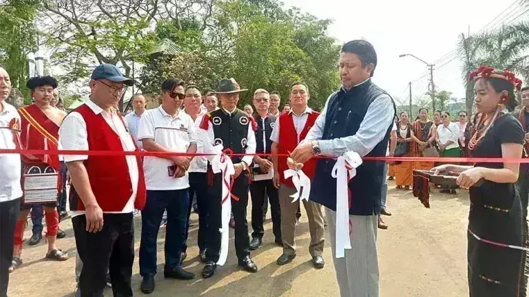 Nagaland :  जैकब ने चेकिये गांव की सर्कुलर सड़क का उद्घाटन किया
