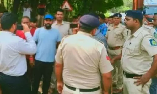 Bhoma राजमार्ग परियोजना: मंदिर क्षेत्र को लेकर तनाव के बीच सीमांकन का काम शुरू