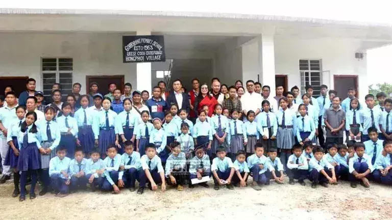 Nagaland :  होंगफोई गांव को नया स्कूल भवन मिला