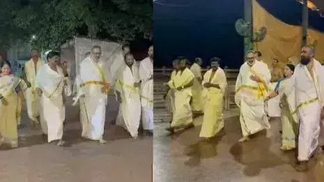 Guruvayur मंदिर में रील फिल्माने के लिए राजीव चंद्रशेखर के खिलाफ शिकायत Guruvayur मंदिर में रील फिल्माने के लिए राजीव चंद्रशेखर के खिलाफ शिकायत