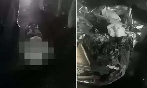 फीनिक्स मॉल के पास कार दुर्घटना में इंदौर के पुरुष और महिला की मौत