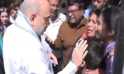 Amit Shah ने पहलगाम आतंकी हमले के पीड़ितों के शोकाकुल परिवारों से मुलाकात की