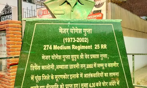 Haryana : शहीद मेजर के परिजनों ने अंबाला हवाई अड्डे का नाम उनके नाम पर रखने की मांग