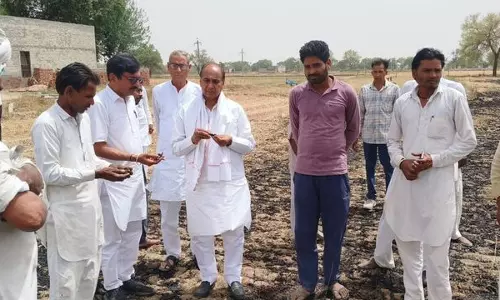Congress विधायक ने गेहूं किसानों के लिए बोनस की मांग की