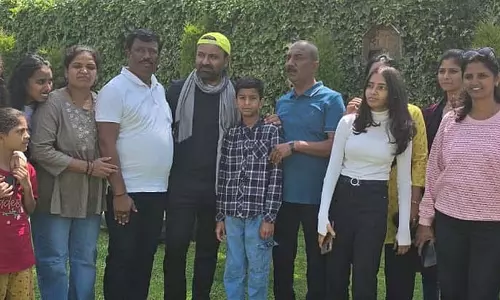 मंत्री संतोष लाड ने कोप्पल में परिवारों से मुलाकात की