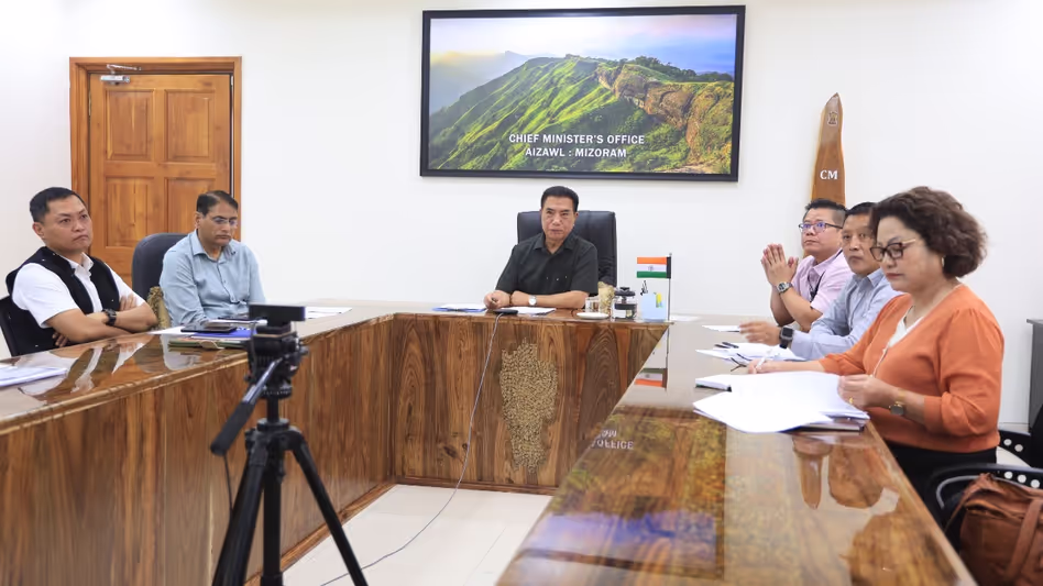Mizoram के मुख्यमंत्री ने प्रथम पूर्वोत्तर आर्थिक गलियारा बैठक में क्षेत्रीय सहयोग बढ़ाने का आह्वान किया