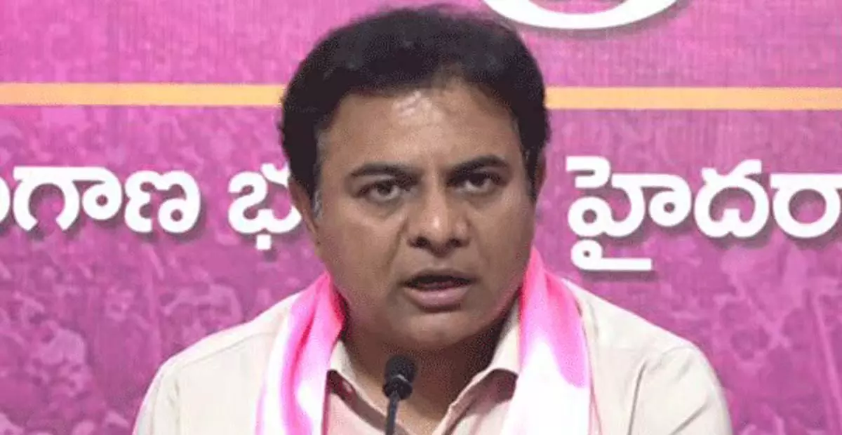 बीआरएस अध्यक्ष केटी रामा राव ने सीएम रेवंत रेड्डी से सार्वजनिक माफी की मांग की बीआरएस अध्यक्ष केटी रामा राव ने सीएम रेवंत रेड्डी से सार्वजनिक माफी की मांग की