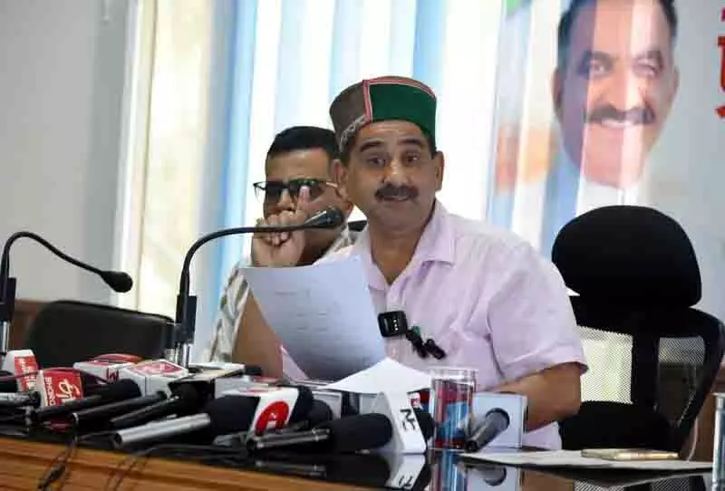 नड्डा के दौरे से कांगड़ा, चंबा को नहीं मिला कोई फायदा: Shahpur MLA नड्डा के दौरे से कांगड़ा, चंबा को नहीं मिला कोई फायदा: Shahpur MLA