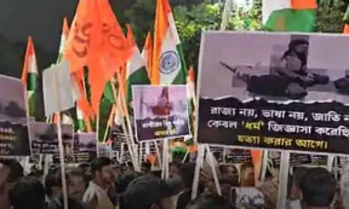 पहलगाम आतंकी हमला: कोलकाता में भाजपा का शांति जुलूस, मृतकों को दी गई श्रद्धांजलि