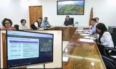 Aizawl : केंद्रीय मंत्री सिंधिया ने मिजोरम के सीएम के साथ वर्चुअली समीक्षा बैठक की
