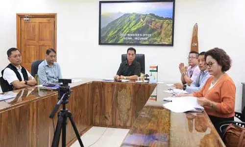 Mizoram CM ने उत्तर-पूर्व आर्थिक गलियारे पर पहली उच्च-स्तरीय टास्क फोर्स बैठक की अध्यक्षता की