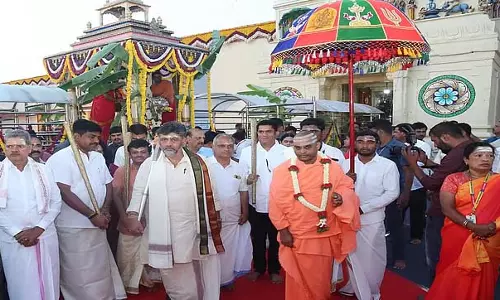 राज्य में धार्मिक स्थलों का विकास केवल कांग्रेस सरकार ने किया है: D.K. Shivakumar