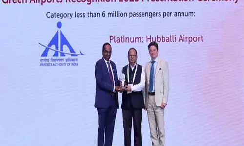 AAI के हुबली हवाई अड्डे को एसीआई के ग्रीन एयरपोर्ट्स रिकॉग्निशन 2025 में प्लेटिनम मान्यता मिली