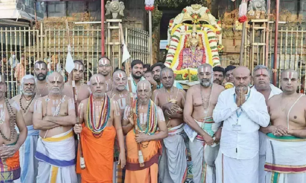 Andhra: तिरुमाला में भाष्यकार उत्सव शुरू हुआ