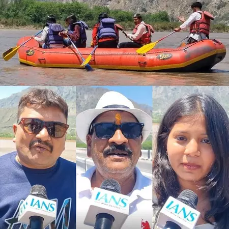 पहलगाम हमले के बाद रिवर राफ्टिंग के लिए कटरा आने लगे पर्यटक, खुद को कर रहे सुरक्षित महसूस पहलगाम हमले के बाद रिवर राफ्टिंग के लिए कटरा आने लगे पर्यटक, खुद को कर रहे सुरक्षित महसूस