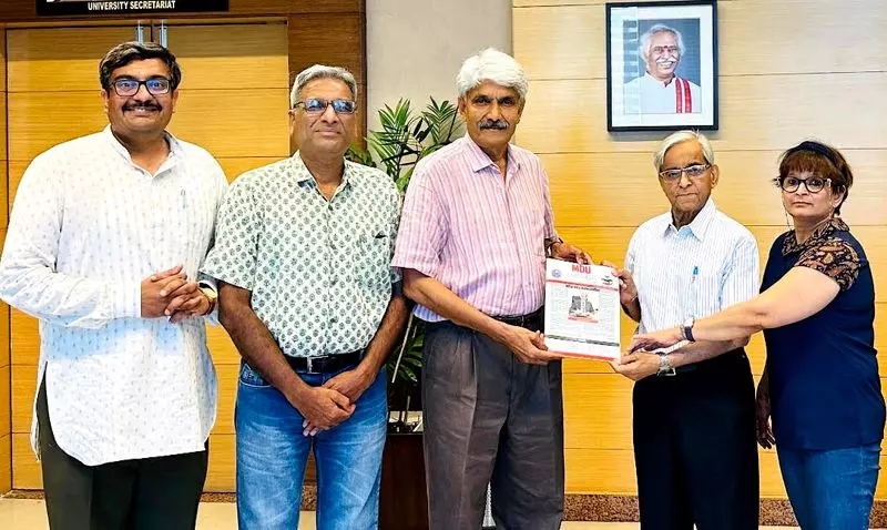 Haryana : एमडीयू कैंपस न्यूज़लेटर का अनावरण Haryana : एमडीयू कैंपस न्यूज़लेटर का अनावरण