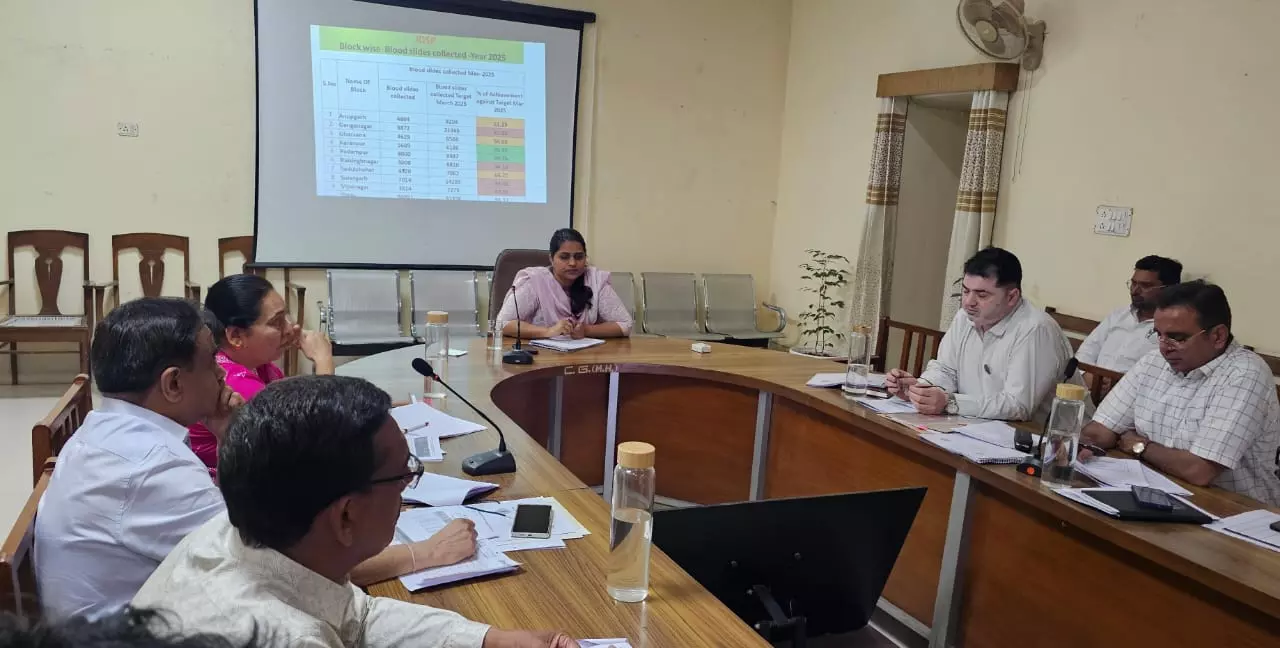 Ganganagar: हीट वेव के चलते अलर्ट मोड पर स्वास्थ्य विभाग जिला स्वास्थ्य समिति की बैठक Ganganagar: हीट वेव के चलते अलर्ट मोड पर स्वास्थ्य विभाग जिला स्वास्थ्य समिति की बैठक