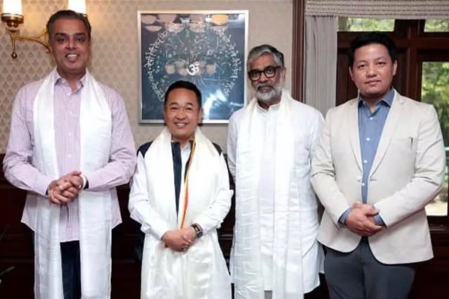 सिक्किम: सीएम तमांग ने संसदीय समिति से मुलाकात की, पूर्वोत्तर के विकास पर चर्चा की सिक्किम: सीएम तमांग ने संसदीय समिति से मुलाकात की, पूर्वोत्तर के विकास पर चर्चा की
