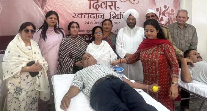 Jammu: निरंकारी मिशन ने रक्तदान शिविर का आयोजन किया Jammu: निरंकारी मिशन ने रक्तदान शिविर का आयोजन किया
