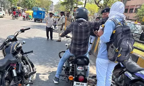 Indore : यातायात नियम तोड़ने वाले 510 लोगों पर मामला दर्ज
