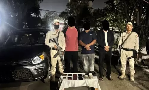 Manipur में UNLF के तीन कार्यकर्ता नकदी और प्रतिबंधित सामग्री सहित गिरफ्तार
