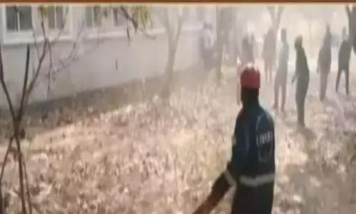 Karimnagar में सातवाहन विश्वविद्यालय में फिर लगी आग
