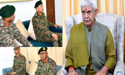 जम्मू-कश्मीर के उपराज्यपाल मनोज सिन्हा ने Army Chief के साथ सुरक्षा की समीक्षा की