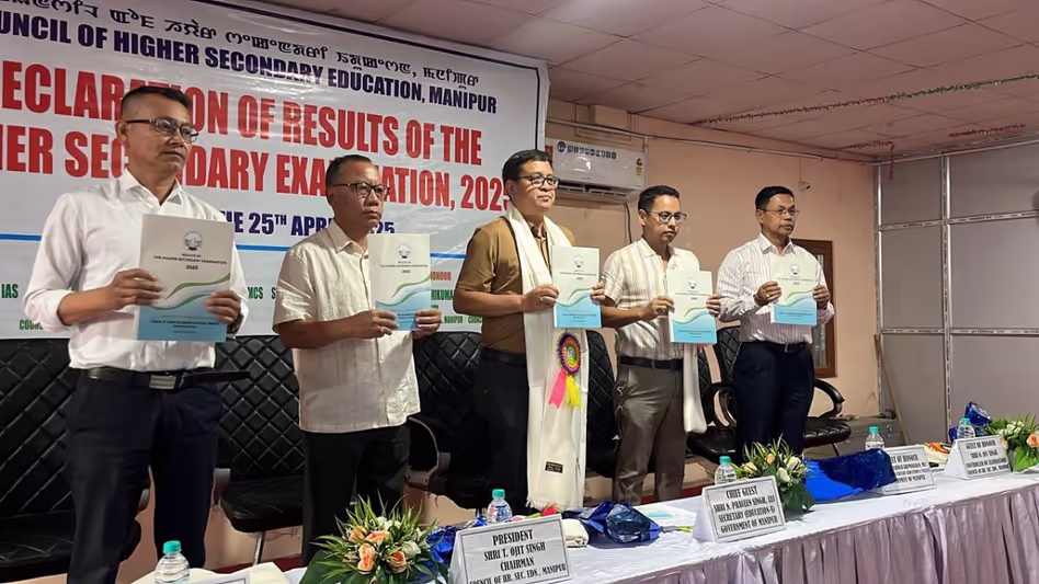 Manipur उच्चतर माध्यमिक परीक्षा परिणाम में 94 प्रतिशत उत्तीर्णता दर Manipur उच्चतर माध्यमिक परीक्षा परिणाम में 94 प्रतिशत उत्तीर्णता दर