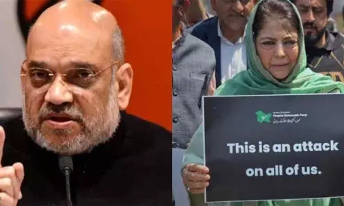 कश्मीरियों की सुरक्षा सुनिश्चित करें शाह: Mehbooba