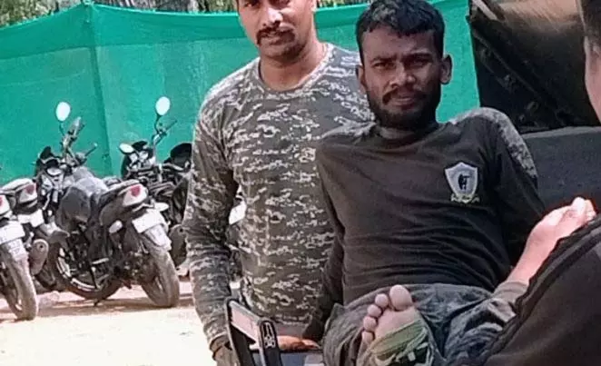 IED फटा, बीजापुर में DRG जवान घायल IED फटा, बीजापुर में DRG जवान घायल