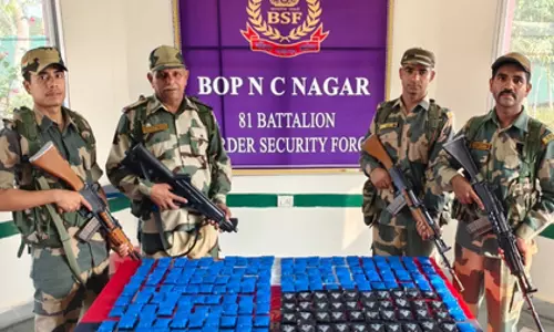 BSF ने सीमा पार तस्करी पर कसा शिकंजा, हेरोइन, हथियार और ड्रोन बरामद