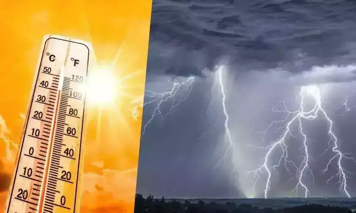 Weather alert: आंध्र प्रदेश और तेलंगाना में लू और बारिश का अनुमान