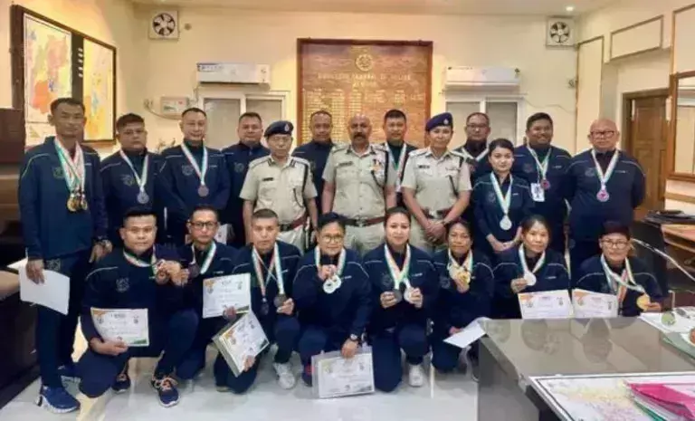 Manipur पुलिस ने अखिल भारतीय पुलिस चैंपियनशिप में 22 पदक जीते