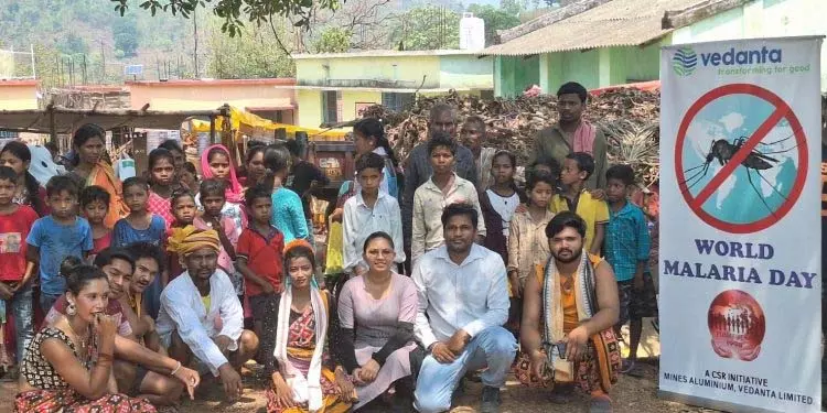 वेदांता ने कालाहांडी में मलेरिया जागरूकता अभियान चलाया वेदांता ने कालाहांडी में मलेरिया जागरूकता अभियान चलाया