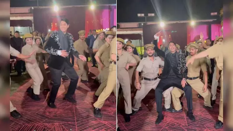 दूल्हे ने ली दबंग स्टाइल में एंट्री, धड़ल्ले से वायरल हुआ VIDEO दूल्हे ने ली दबंग स्टाइल में एंट्री, धड़ल्ले से वायरल हुआ VIDEO