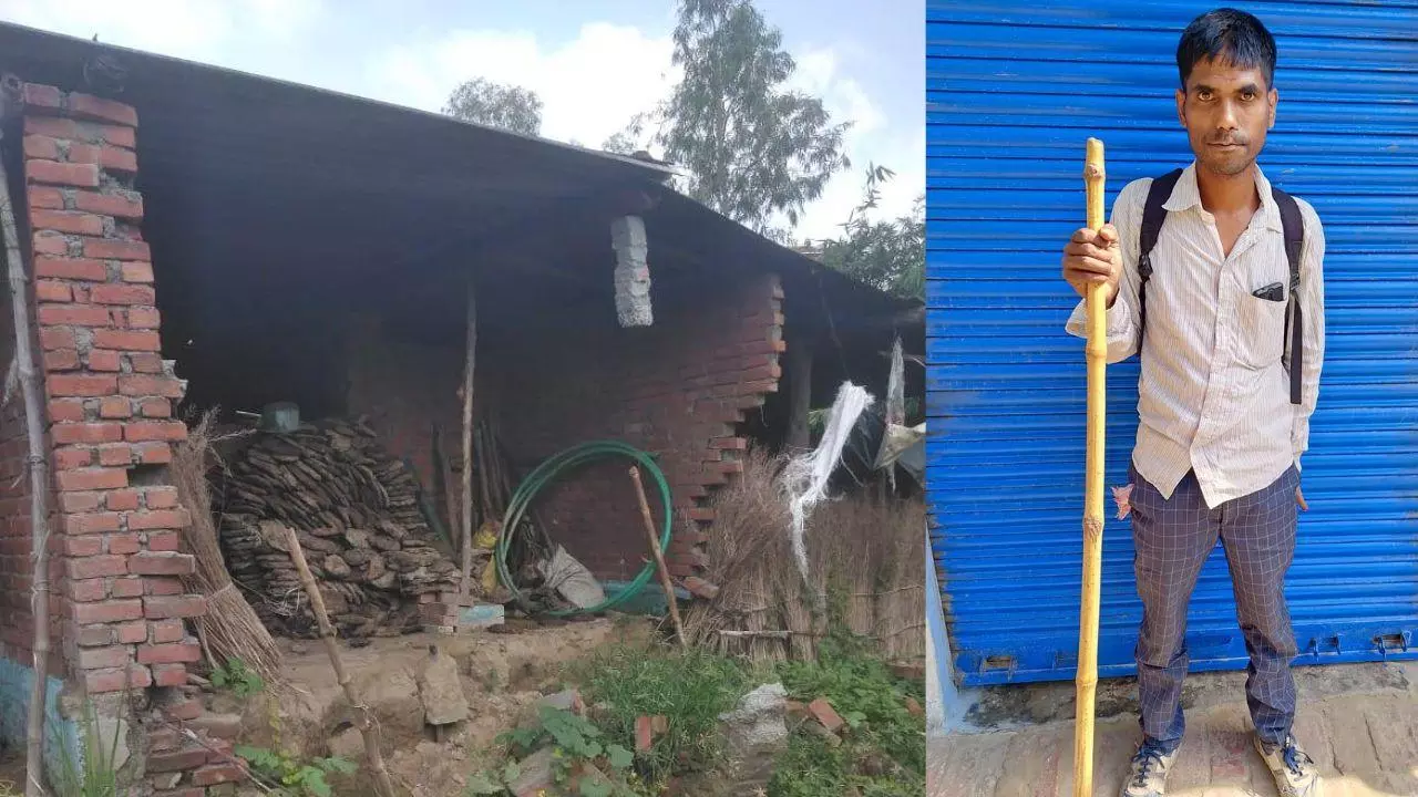 Pilibhit में बाढ़ से हुआ दिव्यांग का घर तबाह, अब तक नहीं मिली मदद Pilibhit में बाढ़ से हुआ दिव्यांग का घर तबाह, अब तक नहीं मिली मदद