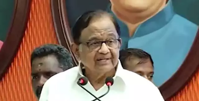 भाजपा संविधान को नष्ट कर रही है: P. Chidambaram भाजपा संविधान को नष्ट कर रही है: P. Chidambaram
