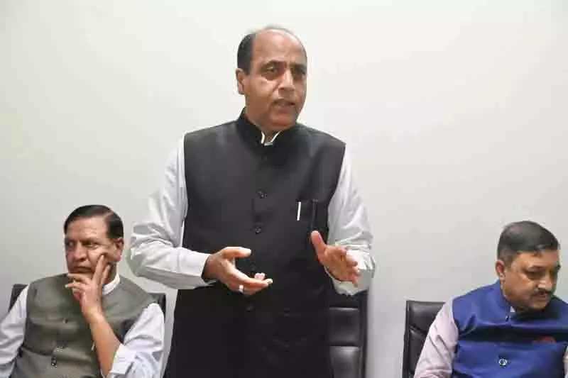 सरकार जानबूझकर गुमराह करने वाले प्रयोगों से शिक्षा प्रणाली को खत्म कर रही: Jai Ram सरकार जानबूझकर गुमराह करने वाले प्रयोगों से शिक्षा प्रणाली को खत्म कर रही: Jai Ram