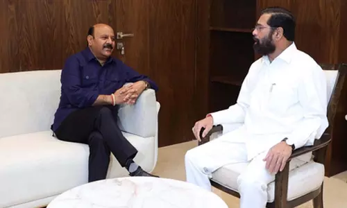 महाराष्ट्र : एकनाथ शिंदे से मिले सुरिंदर चौधरी