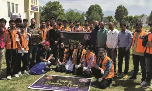 केयू के आईओटी ज़कुरा ने परिसर में स्वच्छता अभियान चलाया