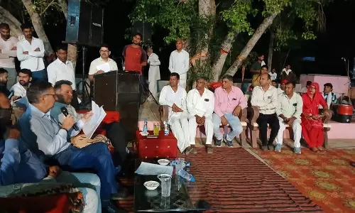 Haryana :  विकास की शुरुआत के लिए भिवानी के सरपंच ने उठाया घूंघट