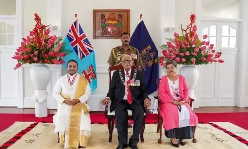 Karnataka: मानवतावादी मधुसूदन साई को फिजी के सर्वोच्च सम्मान से सम्मानित किया